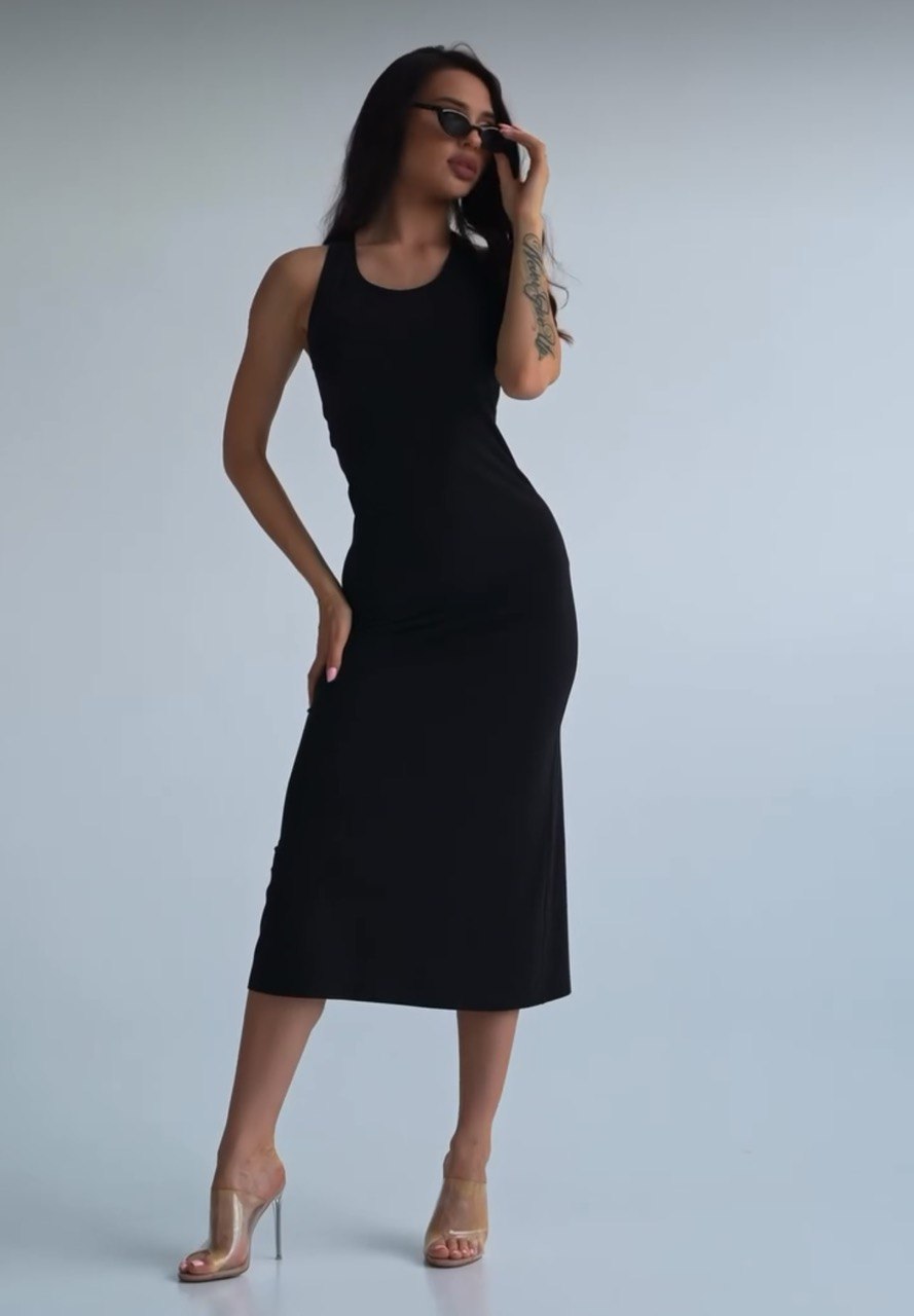 Black dress MIDI